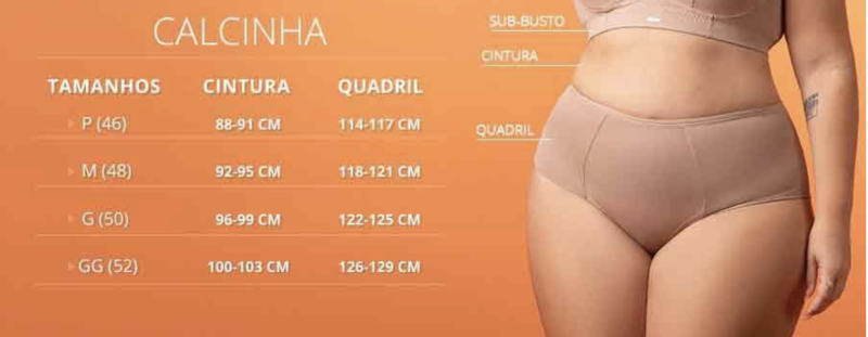 CALCINHA POWER JERSEY RENDA ALTA PLUS SIZE - Image 7